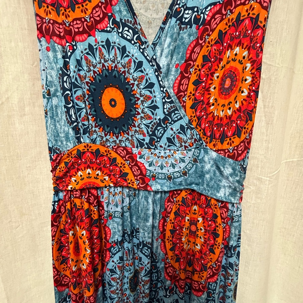 Maxi dress sleeveless NWT Cathy 3XL soft - Picture 5 of 15